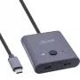 InLine USB-C jungiklis, dvikryptis jungiklis, 10 Gb/s, 100 W