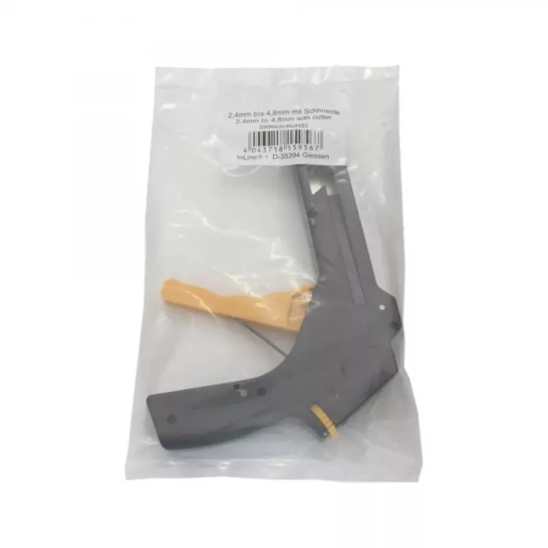 Kabelių rišimo pistoletas su pjaustytuvu InLine 2.4–4.8 mm įtempimo ir pjovimo įrankis