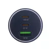 InLine USB automobilinis maitinimo adapteris su Power Delivery, 2x USB-C + QC USB-A, juodas