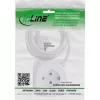InLine įkrovimo kubas InLine 16499A 3x įžeminti kontaktai 2x USB-C 2x USB-A baltas 2 m
