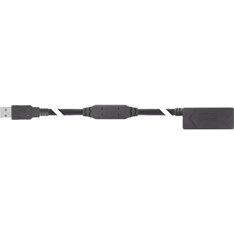 InLine USB 2.0 aktyvus ilgintuvas USB-A kištukas/lizdas 15 m 0,48 Gbit/s