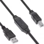 InLine USB 2.0 aktyvusis kabelis, USB-A kištukas į USB-B kištuką, 7,5 m