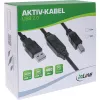 InLine USB 2.0 aktyvusis kabelis, USB-A kištukas į USB-B kištuką, 7,5 m