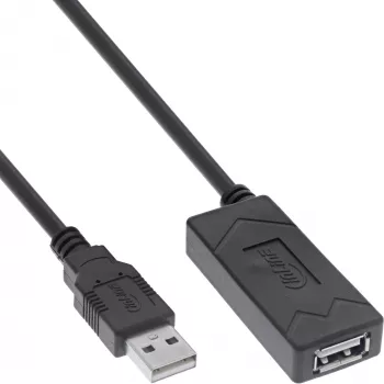InLine USB 2.0 aktyvusis ilgintuvas, USB-A kištukas/lizdas, 7,5 m