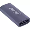 USB-C jungčių adapteris InLine 35900E pilkas jungtis 1 USB-C jungtis 2 USB-C