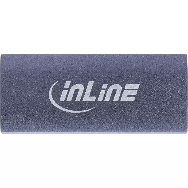USB-C jungčių adapteris InLine 35900E pilkas jungtis 1 USB-C jungtis 2 USB-C