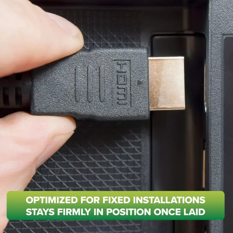 InLine HDMI laidas, HDMI High Speed su Ethernet, kištukas / kištukas, juodas, 3 m