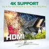InLine HDMI laidas, HDMI High Speed su Ethernet, kištukas / kištukas, juodas, 3 m