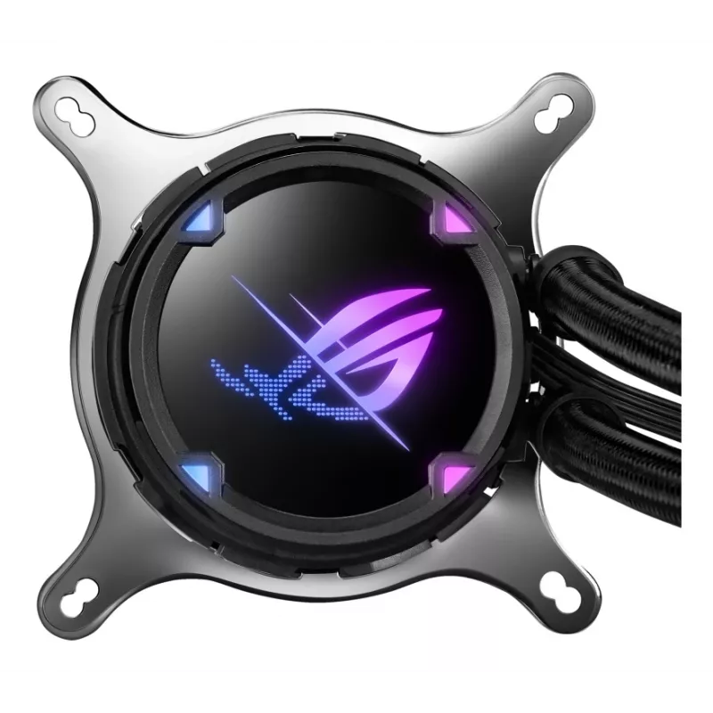 ASUS ROG STRIX LC II 240 procesoriaus aušintuvas, integruotas skysčio aušinimas, 12 cm, juodas