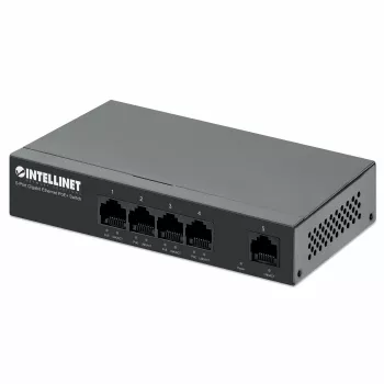 Intellinet 561792 tinklo komutatorius Gigabit Ethernet (10/100/1000) Maitinimas per Ethernet (PoE) Juoda