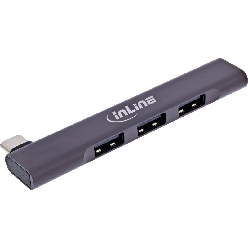 InLine plonas USB-C šakotuvas, 4 prievadų, USB 3.0 + 3x USB 2.0, plonas dizainas
