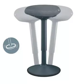 Biuro kėdė Leitz 65450089 Paminkštinta sėdynė Pilka Plastikinis rėmas