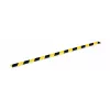 Durable S10 plastikinė plokščia juosta 1000 mm, juoda/geltona, 40 mm