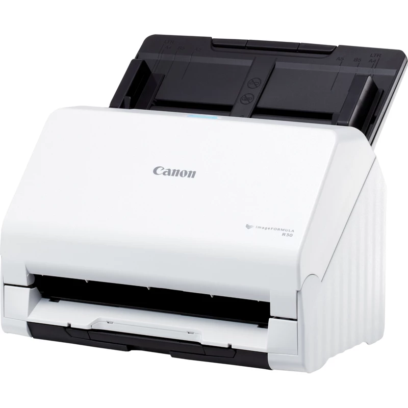 Canon imageFORMULA R30 belaidis stalinis dokumentų skaitytuvas, 216 x 356 mm, 600 x 600 DPI, ADF + lakštų padavimo skaitytuvas, baltas, CIS, RGB LED