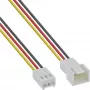 InLine ventiliatoriaus kabelio ilgintuvas 3 kontaktų Molex kištukas/lizdas ilgis 2 m