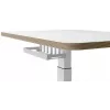 Kompiuterio stalo viršus Leitz 65340001 kvadratinis aliuminis tamsiai pilkas 600x800x650mm
