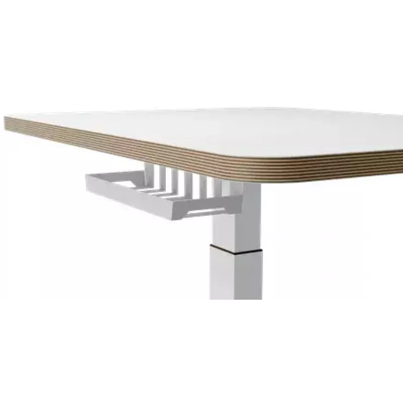 Kompiuterio stalo viršus Leitz 65340001 kvadratinis aliuminis tamsiai pilkas 600x800x650mm