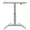 Kompiuterio stalo viršus Leitz 65340001 kvadratinis aliuminis tamsiai pilkas 600x800x650mm
