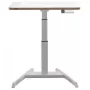 Kompiuterio stalo viršus Leitz 65340001 kvadratinis aliuminis tamsiai pilkas 600x800x650mm