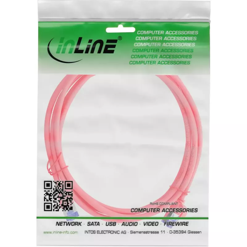 InLine 74915R tinklo kabelis raudonas 15 m Cat6a S/FTP (S-STP)