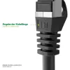InLine 74955W tinklo kabelis Baltas 0.5 m Cat6a S/FTP (S-STP)
