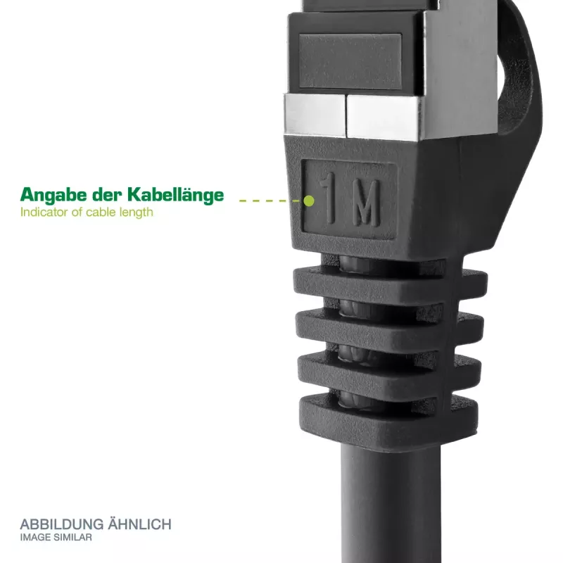 InLine 74900B tinklo kabelis mėlynas 10 m Cat6a S/FTP (S-STP)