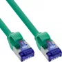InLine 74955G tinklo kabelis žalias 0,5 m Cat6a S/FTP (S-STP)
