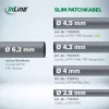 InLine 74955G tinklo kabelis žalias 0,5 m Cat6a S/FTP (S-STP)