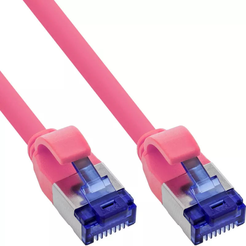 InLine 74930M tinklo kabelis Magenta 30 m Cat6a S/FTP (S-STP)