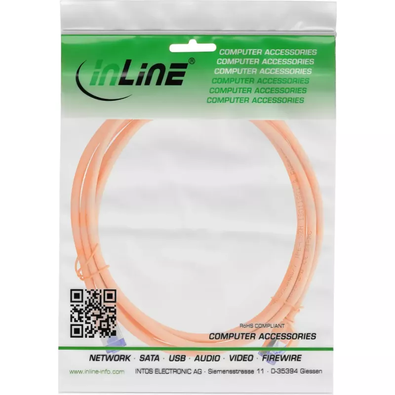 InLine 74920O tinklo kabelis oranžinis 20 m Cat6a S/FTP (S-STP)