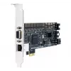 Išplėtimo plokštė ASUS IPMI EXPANSION CARD‑SI PCIe su RJ‑45 ir VGA, juoda/sidabrinė