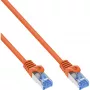 InLine 72614O tinklo kabelis oranžinis 1,5 m Cat6a S/FTP (S-STP)