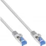 “InLine 72601W” tinklo kabelis, baltas, 1 m, Cat6a, S/FTP (S-STP)