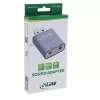 Garso adapteris InLine 33051E USB Type-A Pilka 42mm x 30mm x 12mm