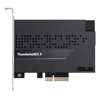 Sąsajos plokštė ASUS ThunderboltEX 5 — PCIe 4.0, Intel JHL9580, Mini DisplayPort, USB 2.0, 120 Gbit/s