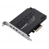 Sąsajos plokštė ASUS ThunderboltEX 5 — PCIe 4.0, Intel JHL9580, Mini DisplayPort, USB 2.0, 120 Gbit/s