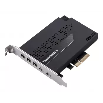 Sąsajos plokštė ASUS ThunderboltEX 5 — PCIe 4.0, Intel JHL9580, Mini DisplayPort, USB 2.0, 120 Gbit/s