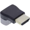 HDMI jungčių adapteris InLine 17991F HDMI A juoda pilka auksu dengti kontaktai