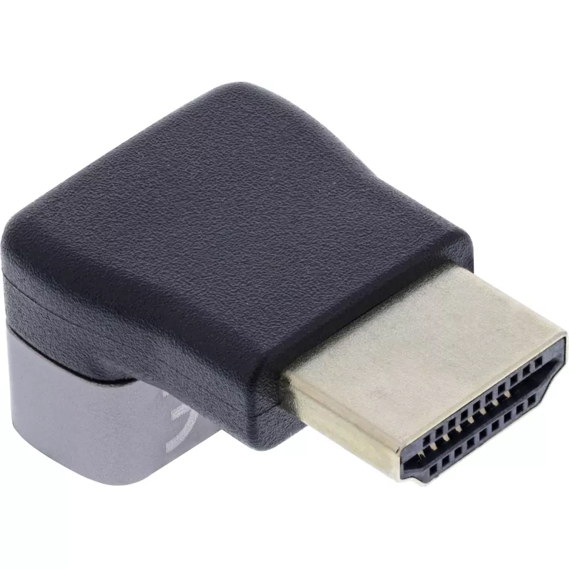 HDMI jungčių adapteris InLine 17991F HDMI A juoda pilka auksu dengti kontaktai