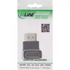 HDMI jungčių adapteris InLine 17991F HDMI A juoda pilka auksu dengti kontaktai