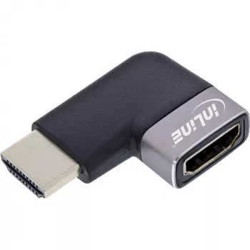 HDMI jungčių adapteris InLine 17991E juoda pilka auksuota