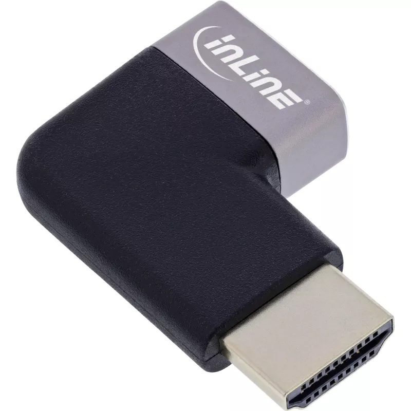 HDMI jungčių adapteris InLine 17991E juoda pilka auksuota