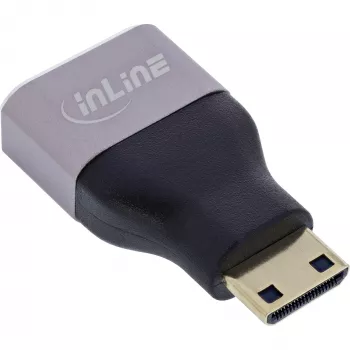 InLine 17991C jungčių adapteris HDMI A Mini HDMI C juoda, pilka