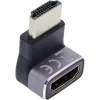 HDMI jungčių adapteris InLine 17991G juodas pilkas auksuotas