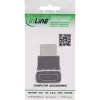 HDMI jungčių adapteris InLine 17991G juodas pilkas auksuotas