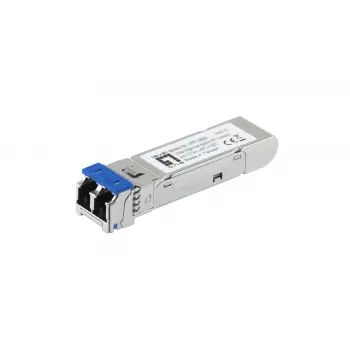 LevelOne 2,5Gbps vienmodis SFP siųstuvas-imtuvas, 2 km, 1310nm, šviesolaidinis, 2500 Mbit/s, SFP, LC, 9/125 µm, 2000 m