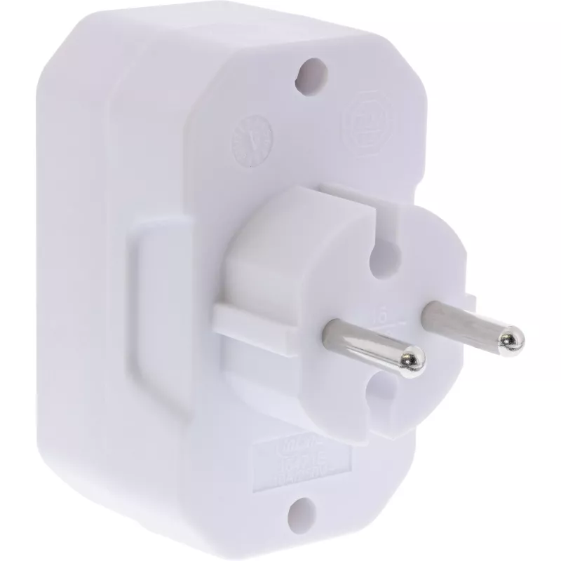Maitinimo kištuko adapteris Type F Type C InLine 16471E balta