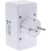 Power Plug Adapter Type F InLine 16471B 2x Type C + Type F White