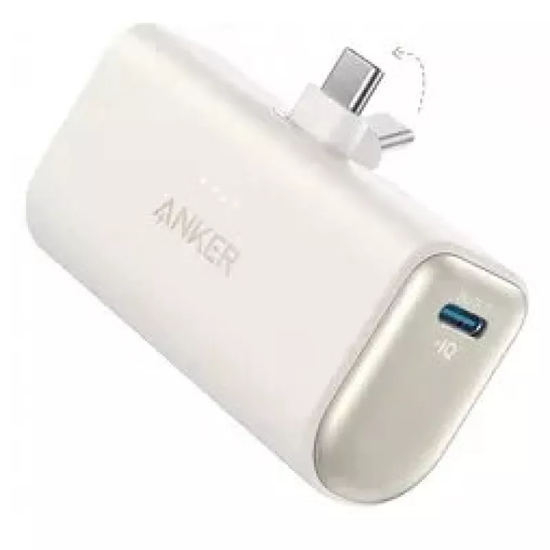 Išorinė baterija Anker A1653021, 5 mAh, Power Delivery, 2× USB-C, 18 W, 3 A, smėlio spalvos