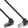 InLine komutacinis kabelis viršuje/apačioje kampuotas, S/FTP (PiMf), Cat.6, 250 MHz, PVC varis
